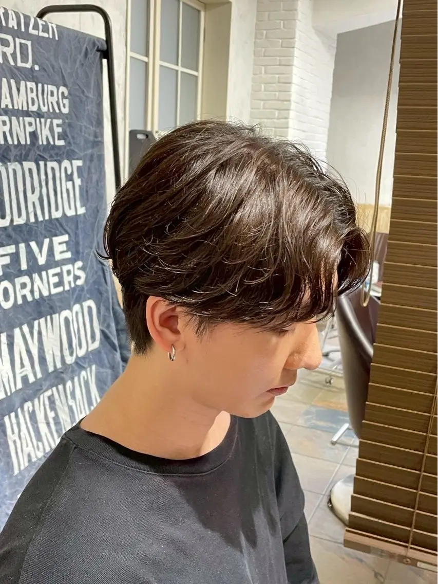 パーマ メンズ 池田 悠里のヘアスタイル