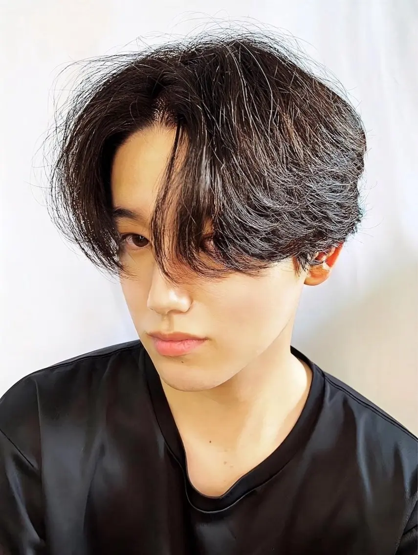 カラー メンズ メンズ特化/上野 暖色カラー ダイチのヘアスタイル