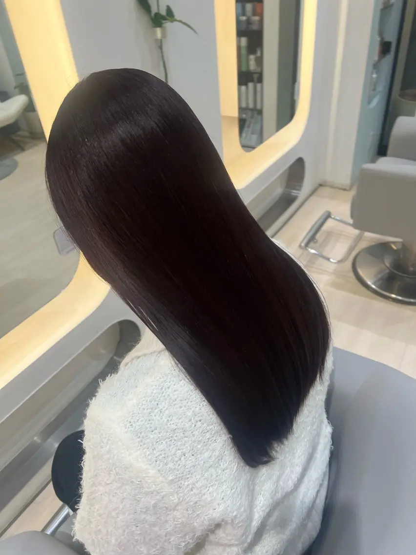 ミディアム カラー カット ヘアカラー トリートメント 堀井 凌平のヘアスタイル