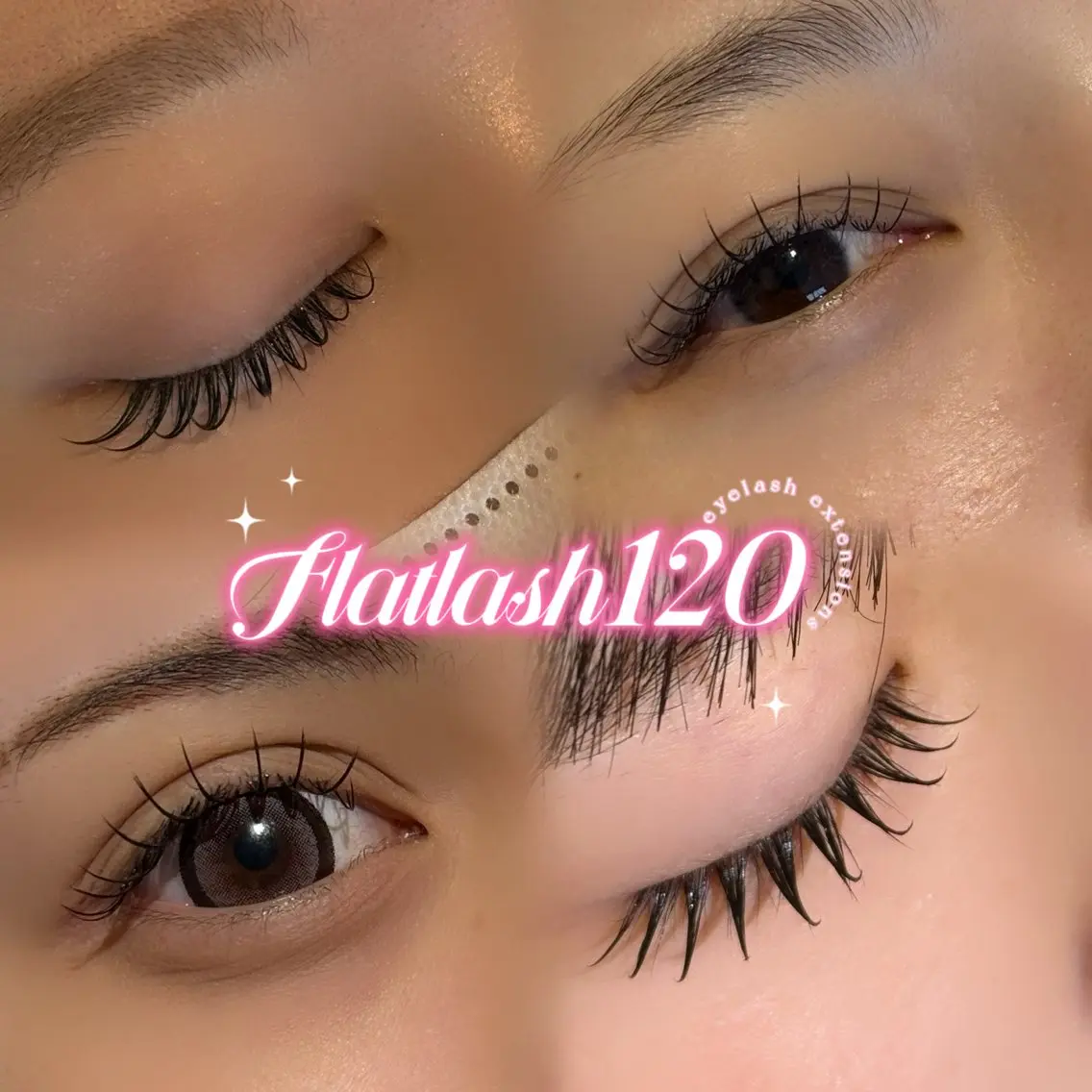 マツエク・マツパ フラットラッシュ Eyelash MOEKAのマツエク・マツパデザイン