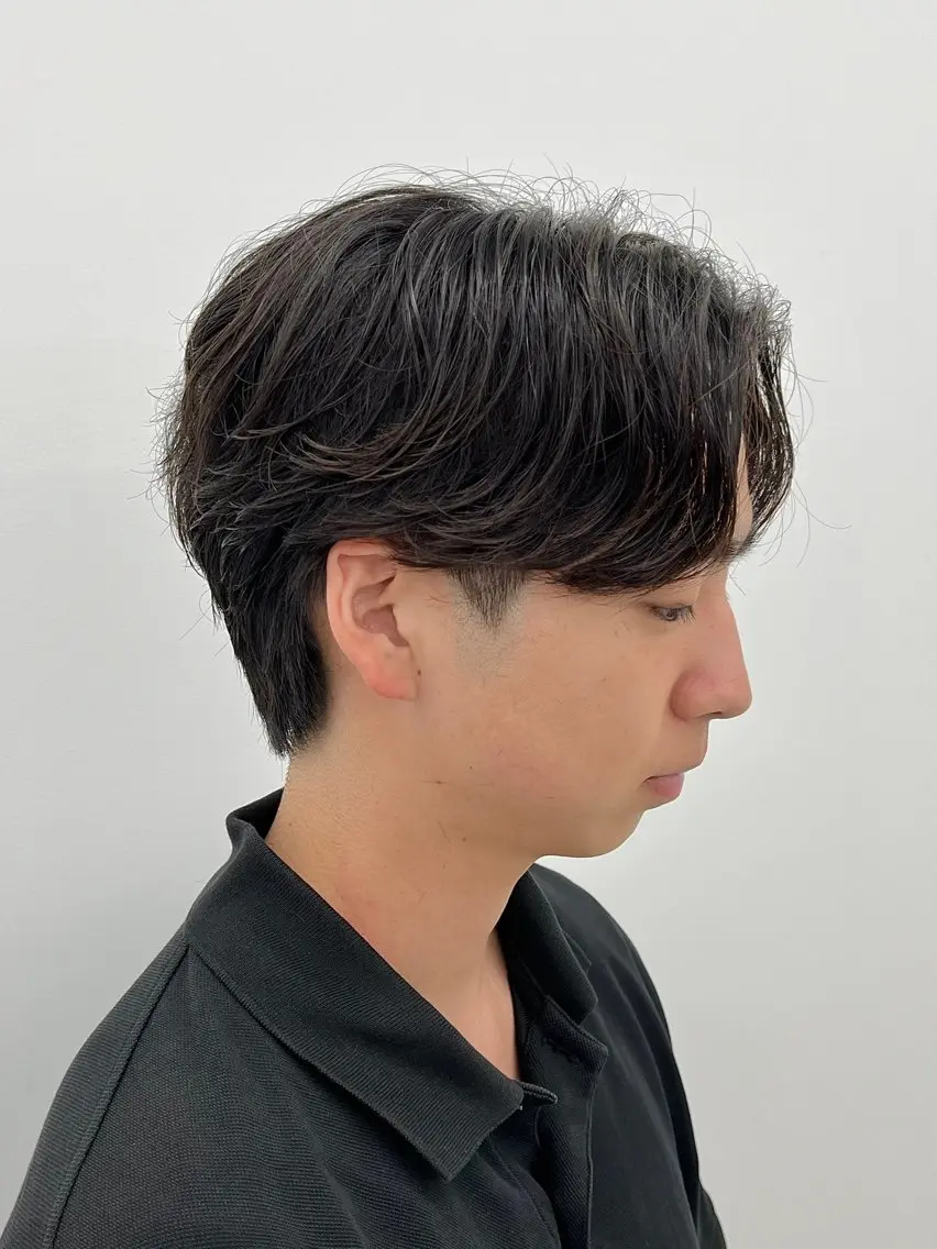 ショート パーマ メンズ 🏆メンズヘア特化 🥇代表りんぺーのヘアスタイル