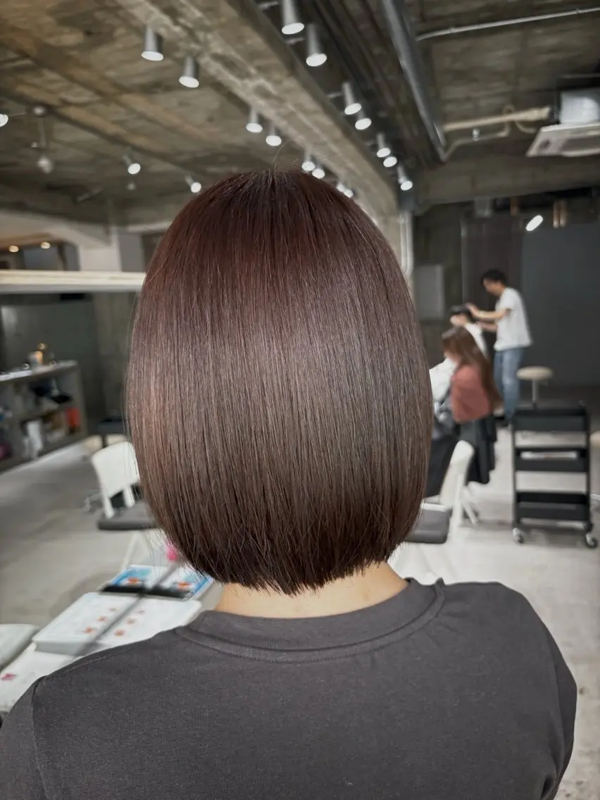 ショート カラー ブリーチ ブリーチなしカラー カット ヘアカラー 玉置七海✨ /透明感/髪質改善のヘアスタイル