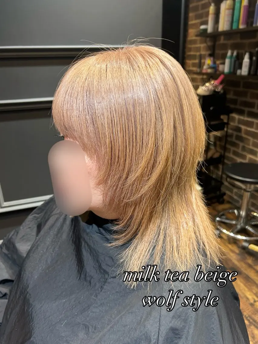 ミディアム カラー ヘアカラー トリートメント Rina🌷 ダメージレスカラーのヘアスタイル
