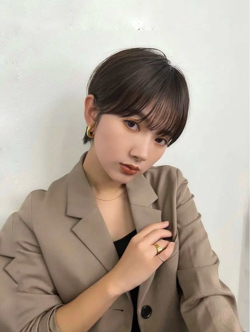 ショート 💖艶髪ショートヘア 韓国ヘア/asukaのヘアスタイル