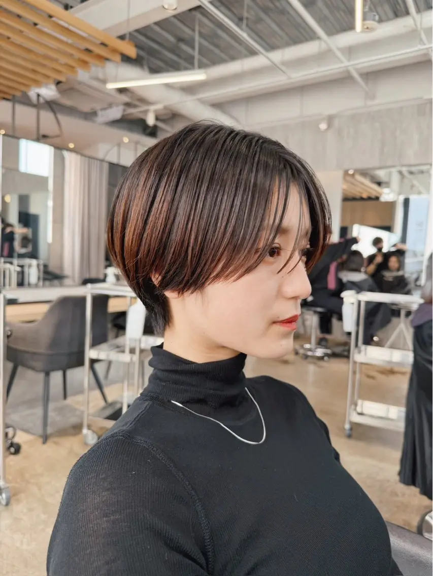 💐朝時短💐ポイントストレートパーマの写真