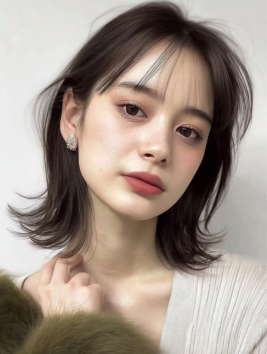 ミディアム 庄司 愛奈香のヘアスタイル