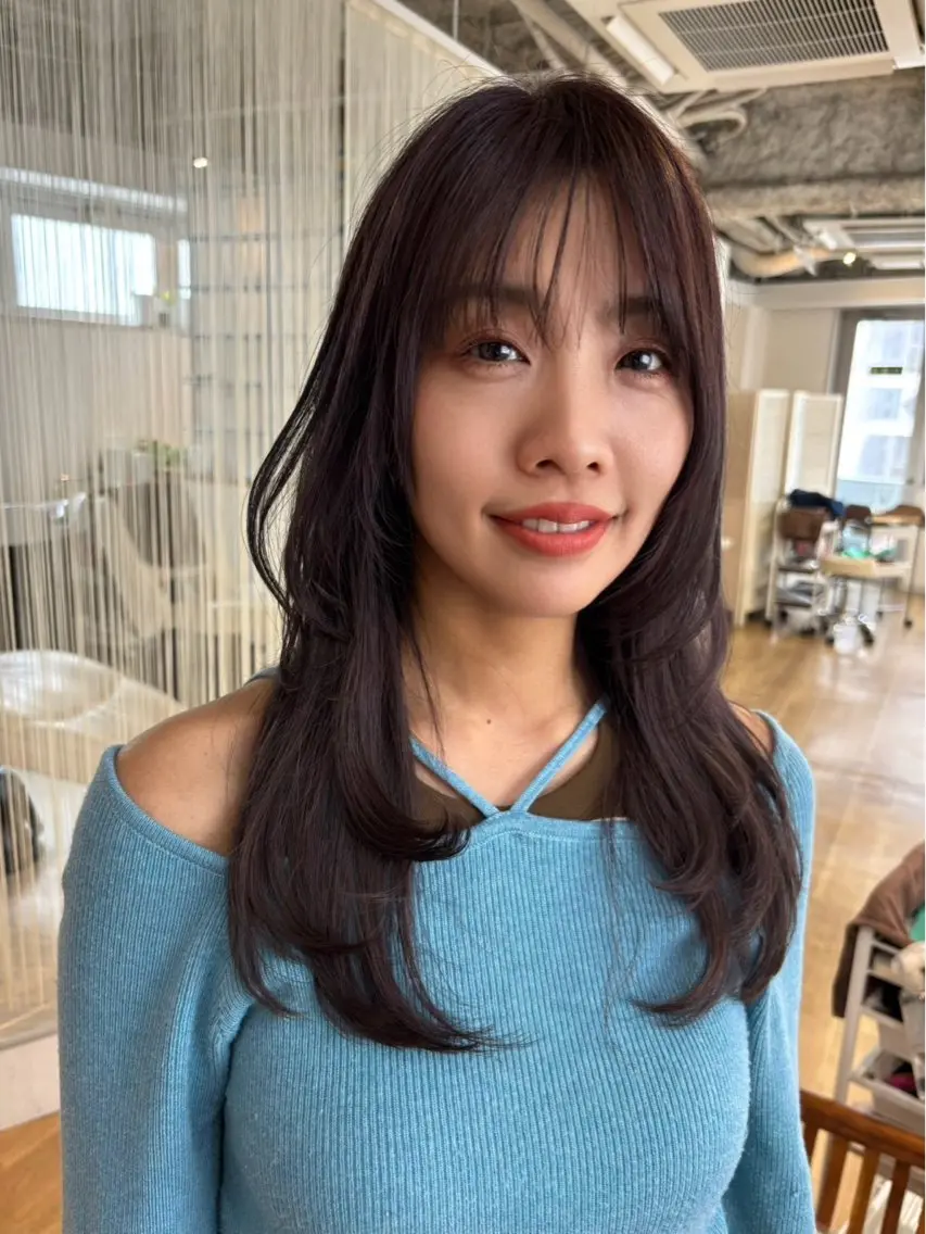 ロング トリートメント ヘッドスパ RENA｜透明感 カラー×癒しスパのヘアスタイル
