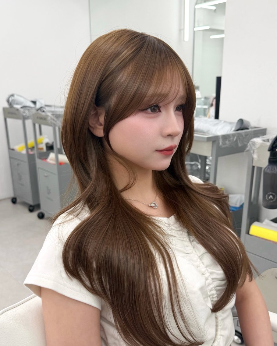 セミロング カット ヘアカラー トリートメント ヘッドスパ ヘアセット 前髪顔まわりカット 🌈中村海聖のヘアスタイル