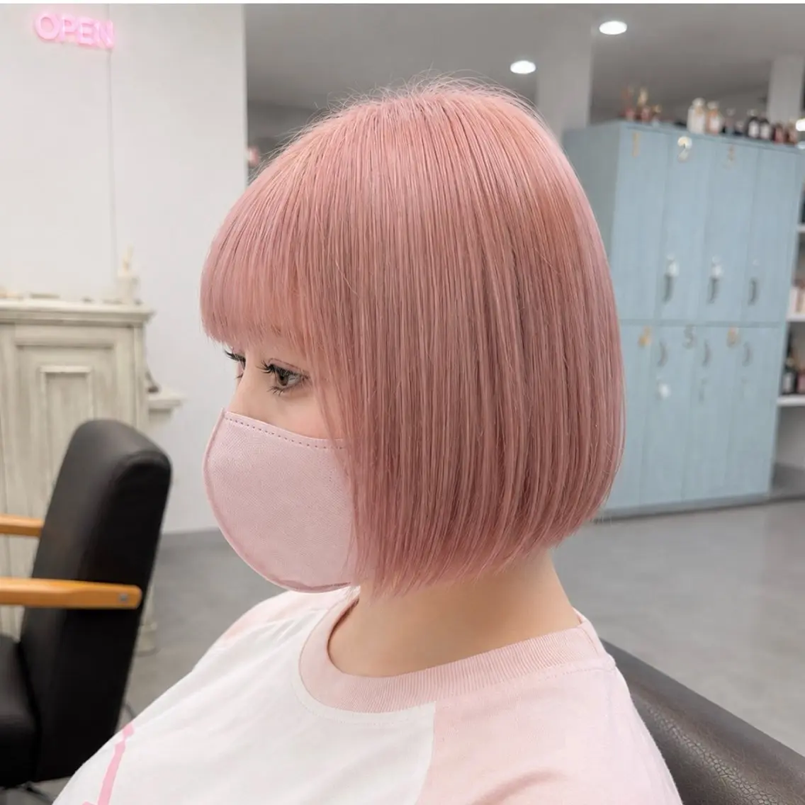 ショート カット ヘアカラー トリートメント 癖戻りなし縮毛矯正× 髪質改善✂︎戸祭　伶のヘアスタイル