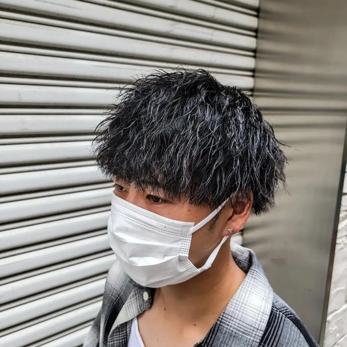 メンズ メンズパーマ メンズツイストパーマ 波巻きパーマ ツイストパーマ 特殊パーマ 片山恭兵のヘアスタイル