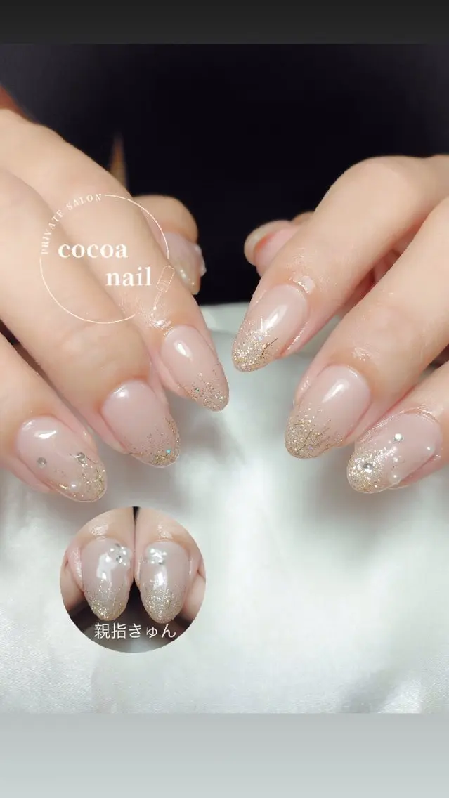 ネイル ハンドネイル ハンドケア cocoa nail 　mayaのネイルデザイン