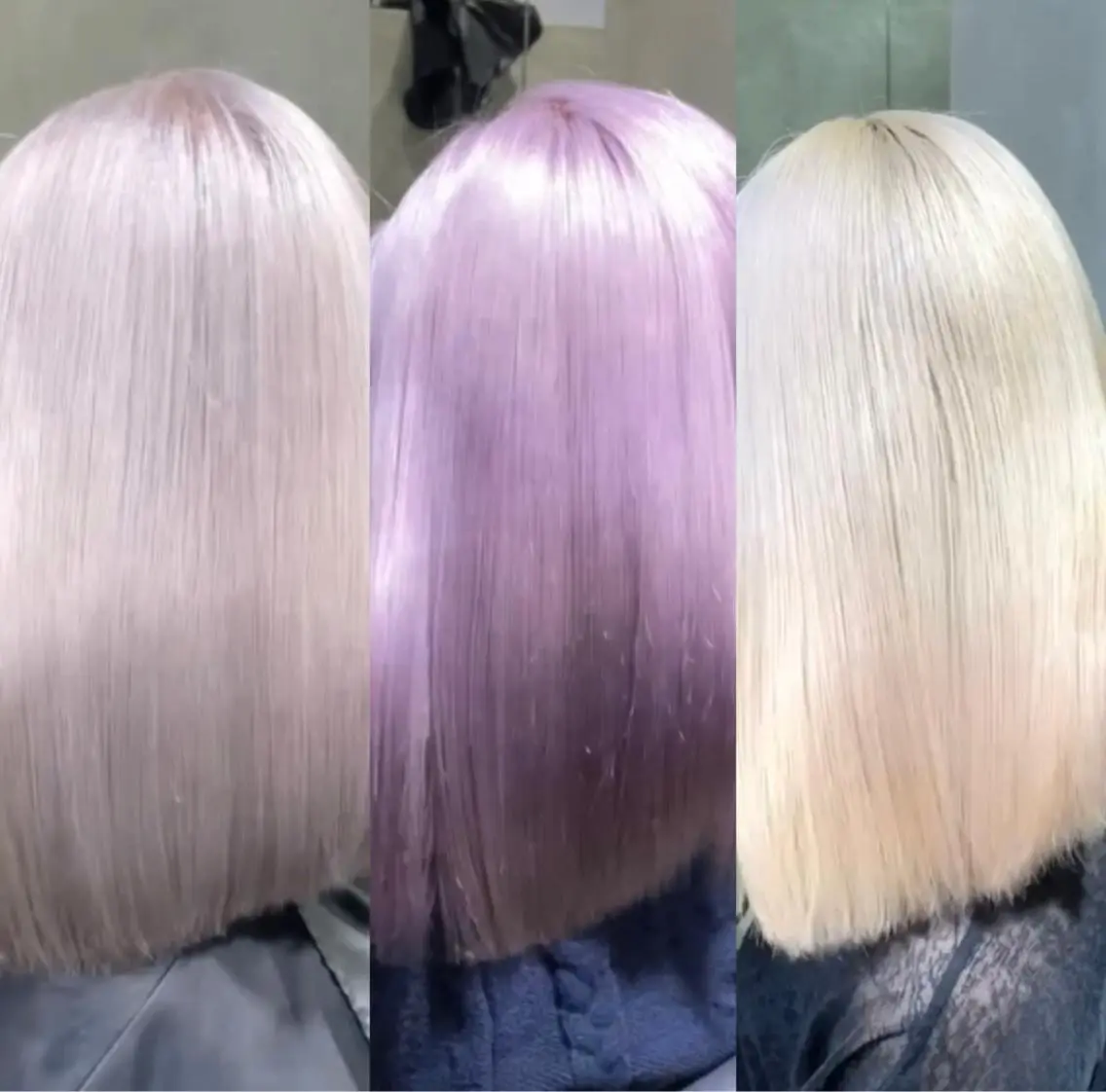 セミロング カラー ハイトーンカラー 朝倉 啓太のヘアスタイル