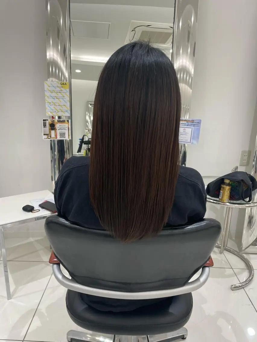 酸熱トリートメント＋ヘアセットの写真