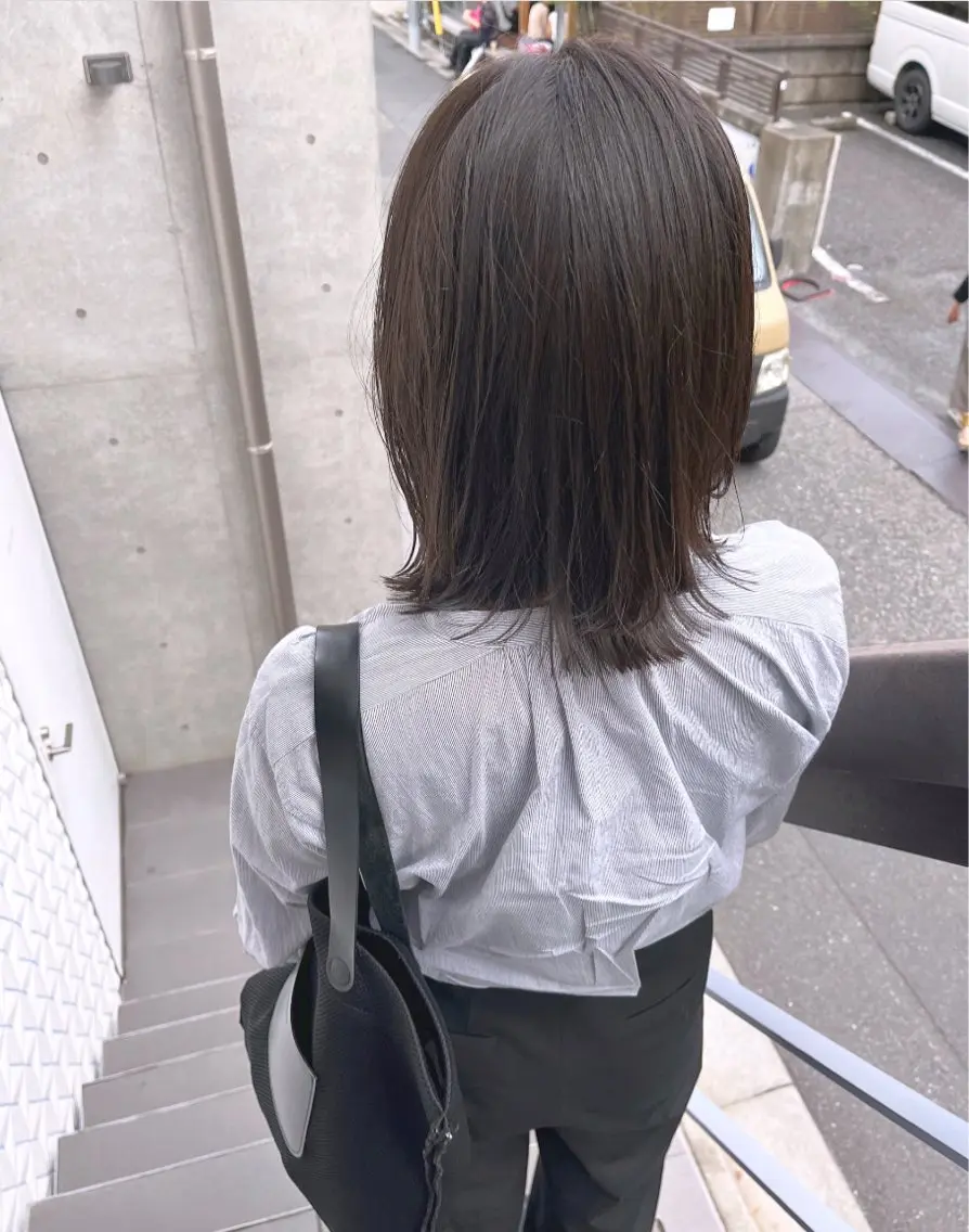 ミディアム カラー 透明感カラー 暖色カラー/ピンク カラー/HARUKAのヘアスタイル