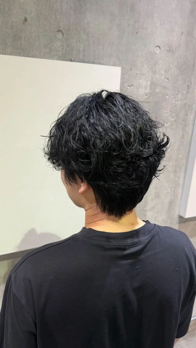 パーマ メンズ パーマ 表参道/銀座 カラーモデル募集中のヘアスタイル