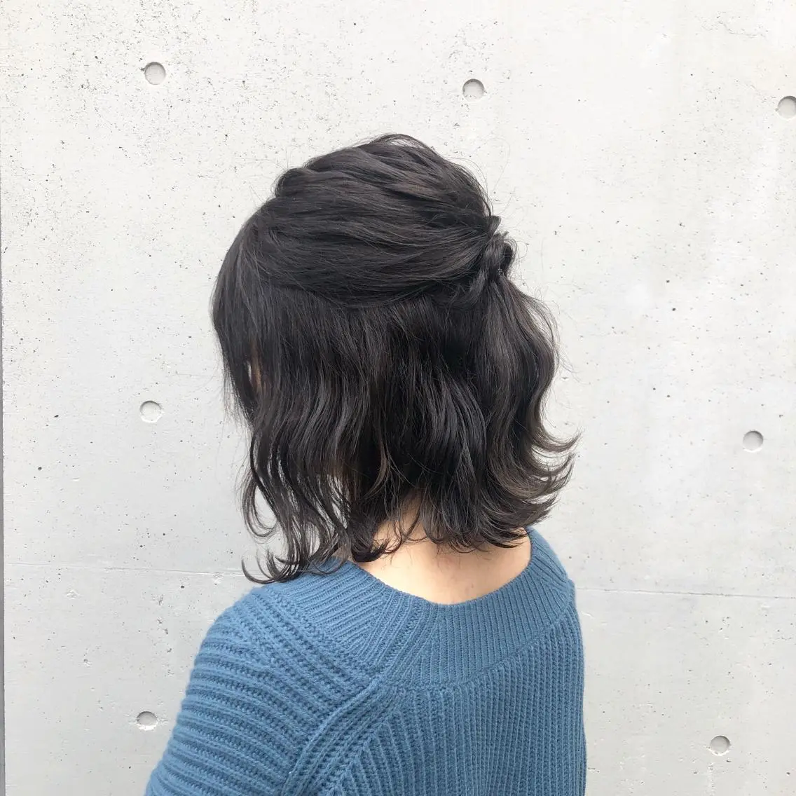 ミディアム カラー グレージュ カット ヘアカラー トリートメント 酸性縮毛矯正🧴韓国 レイヤー/髪質改善のヘアスタイル