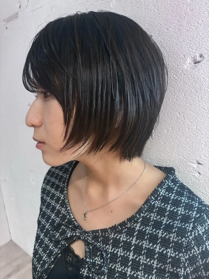 ショート ショートボブ ボブ ショートヘア 齊下 幹のヘアスタイル