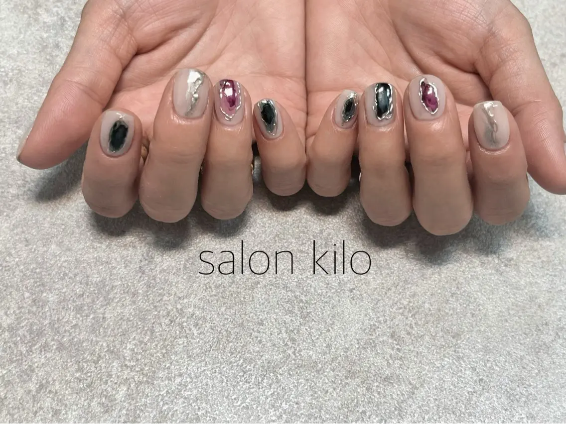 ネイル ハンドネイル salon kiloのネイルデザイン