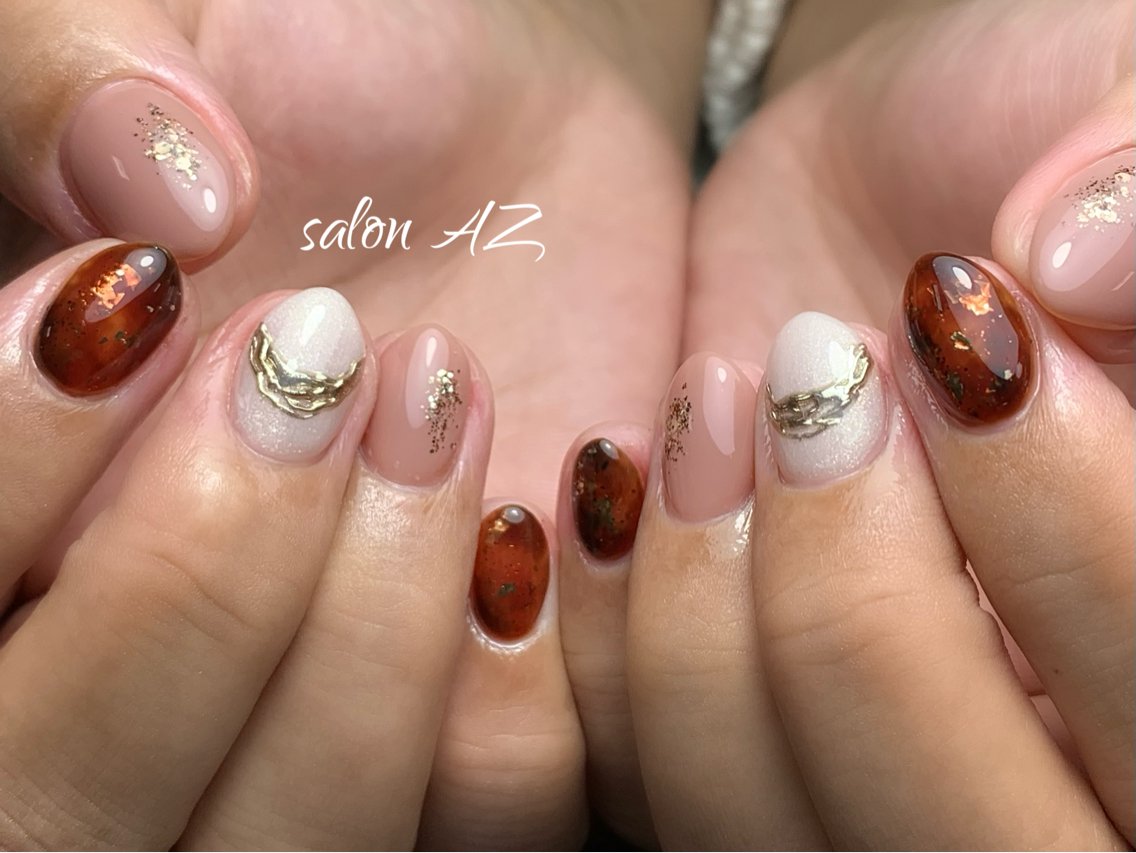 ネイル オフィスネイル ハンドネイル salon AZのネイルデザイン