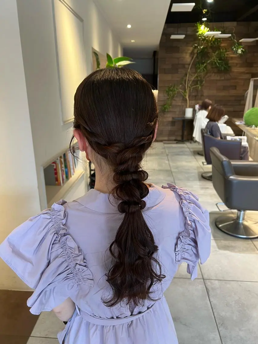 早朝ヘアセット🎀営業時間外でもご予約お取りできます!お気軽にお問い合わせ下さい☺️の写真