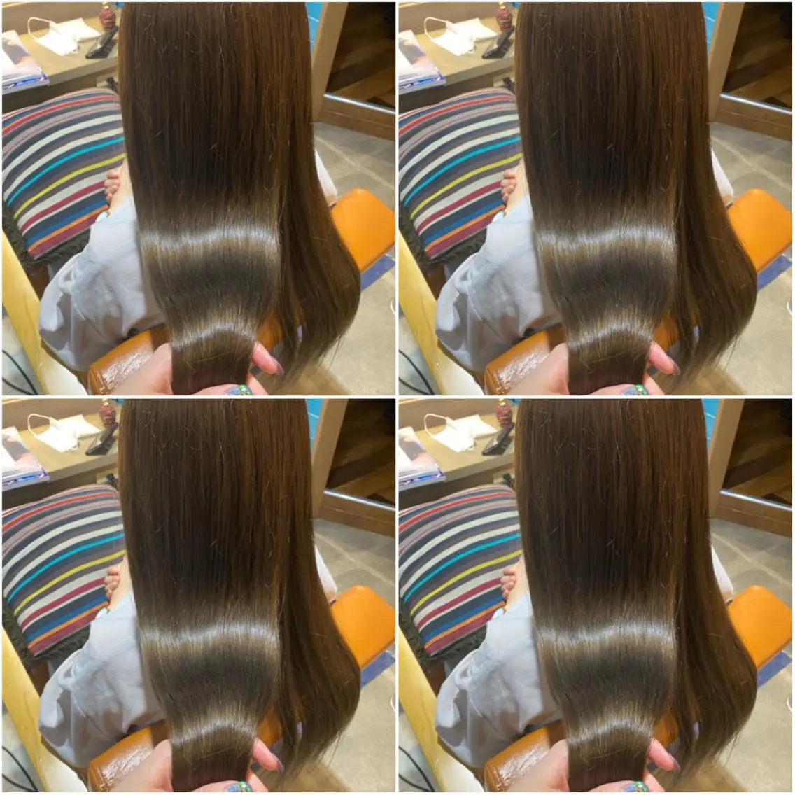 カラー 透明感カラー ハイライトカラー 🩵盛れる顔周りヘア EMI🩵のヘアスタイル