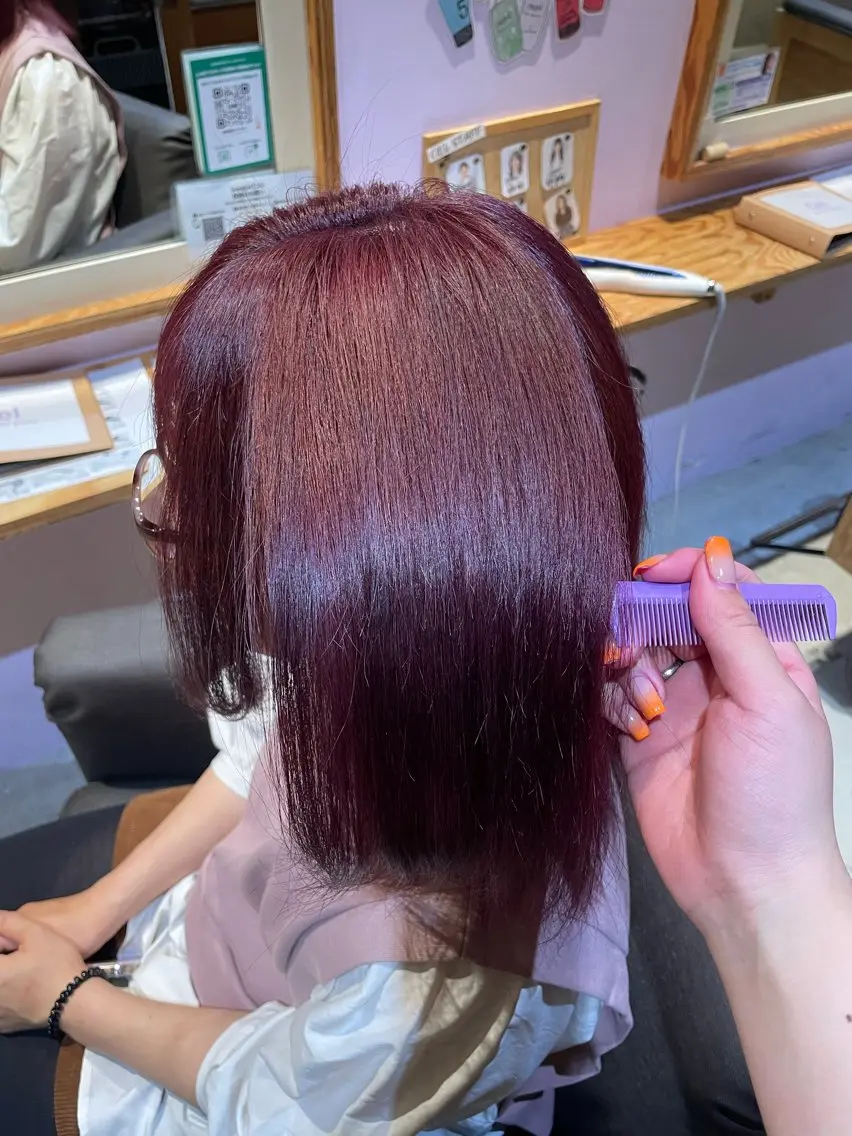 ミディアム 増田 実桜のヘアスタイル