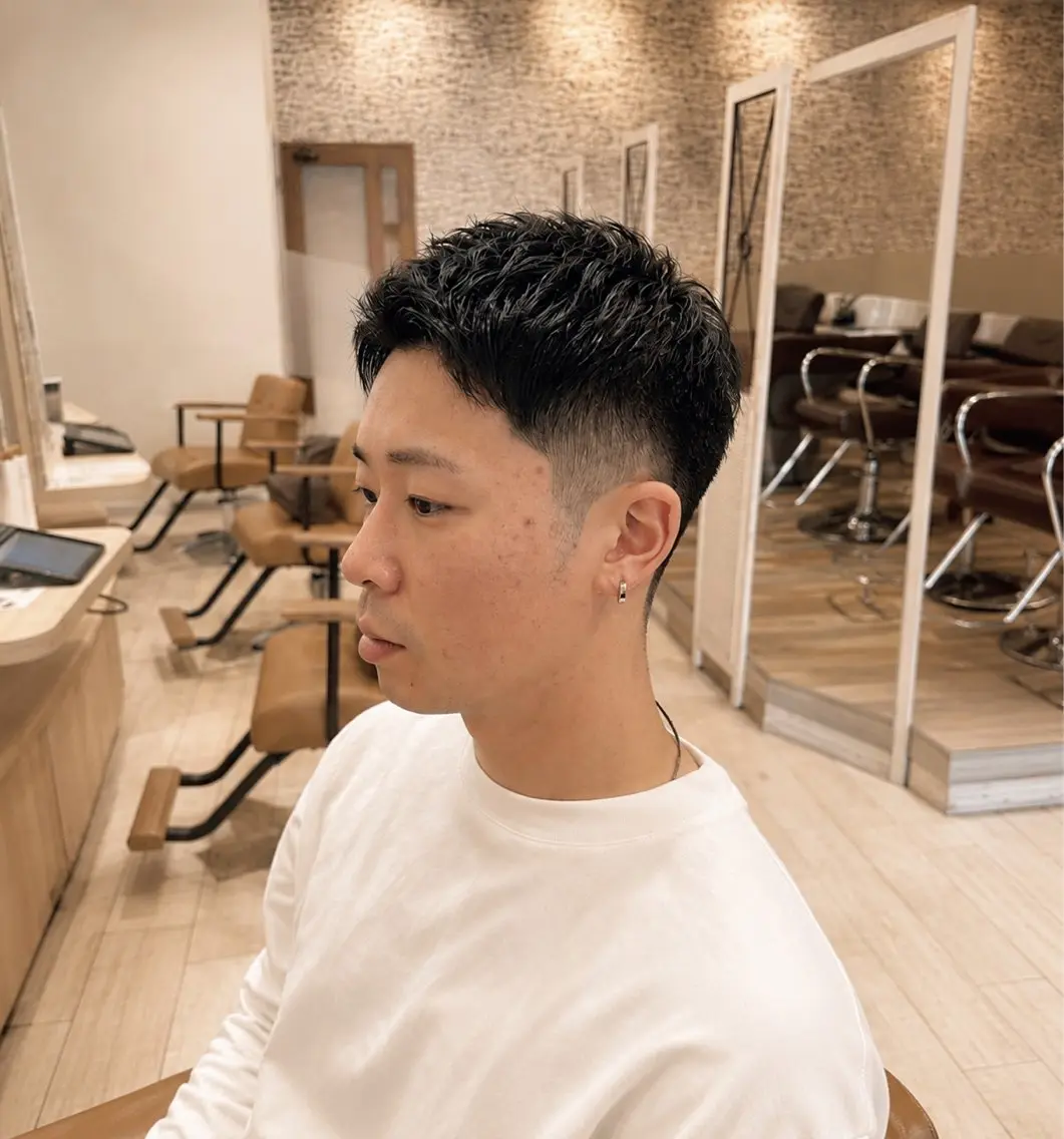 メンズ カット U24✨️0円モデル 🎀藤村音寧🎀のヘアスタイル