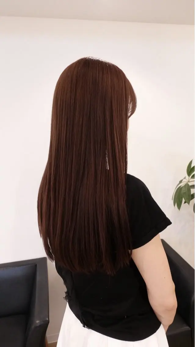 ロング カラー ヘアカラー トリートメント ⛲️every 🌼 平子 歩美 ☺︎のヘアスタイル