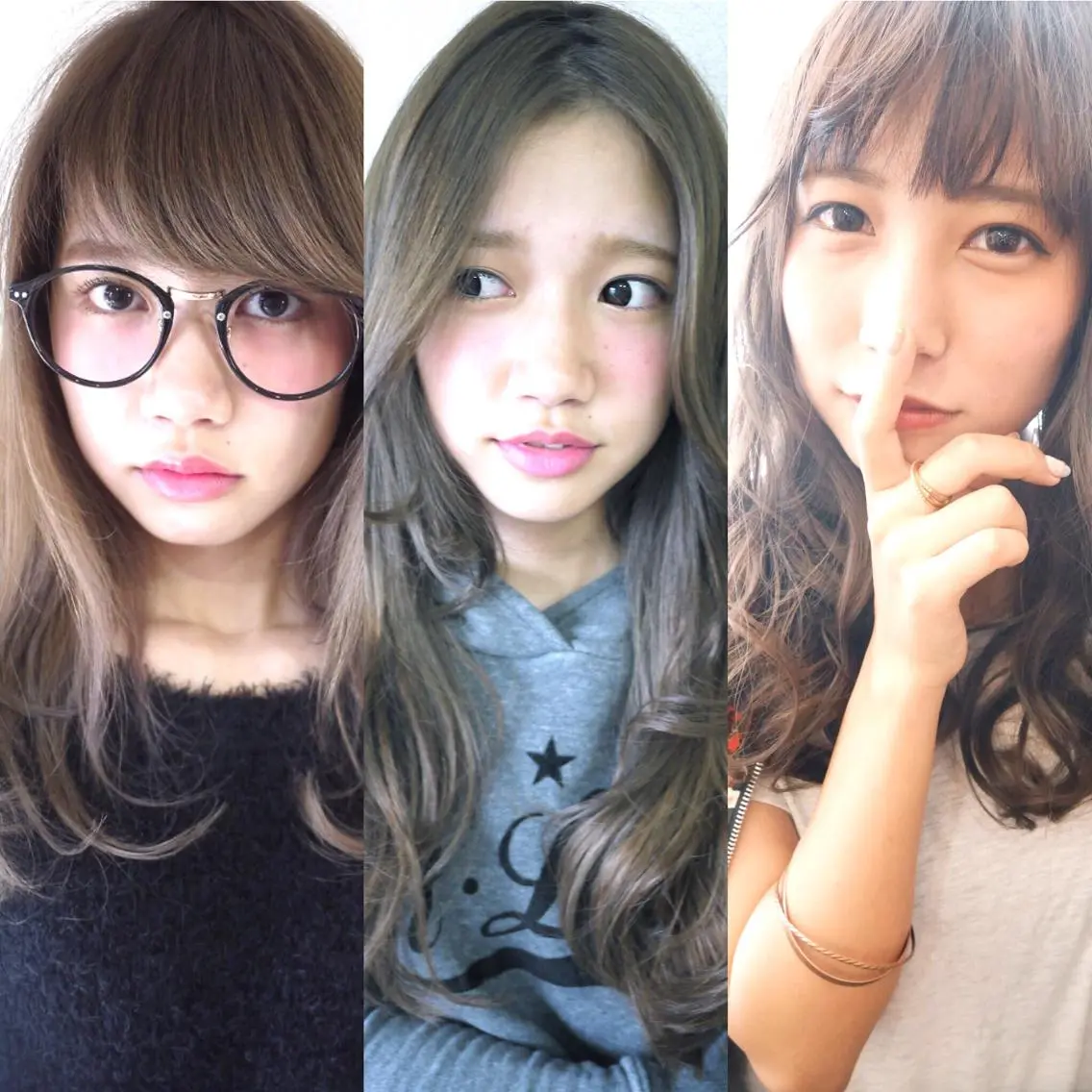 セミロング Day& Nightのヘアスタイル