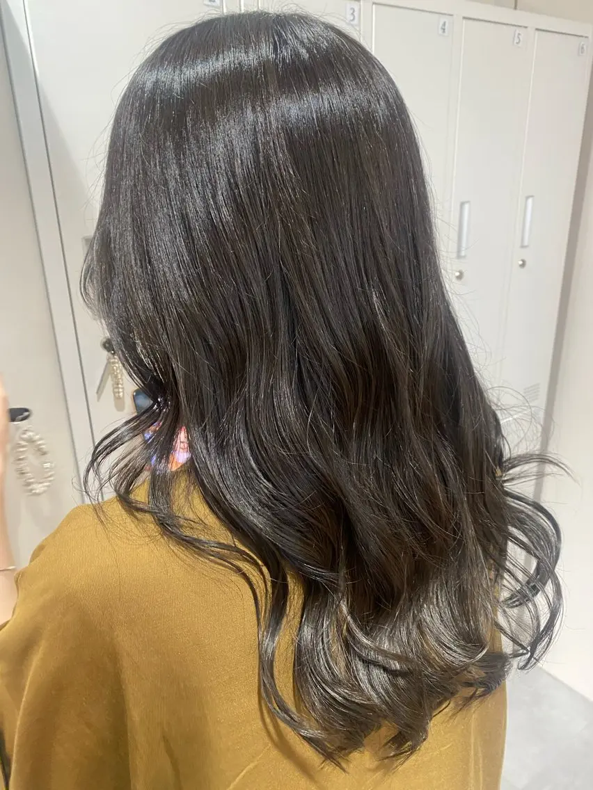 ロング アッシュ アッシュグレー アッシュグレージュ 🫧るみ/髪質改善/ 透明感カラー🫧のヘアスタイル