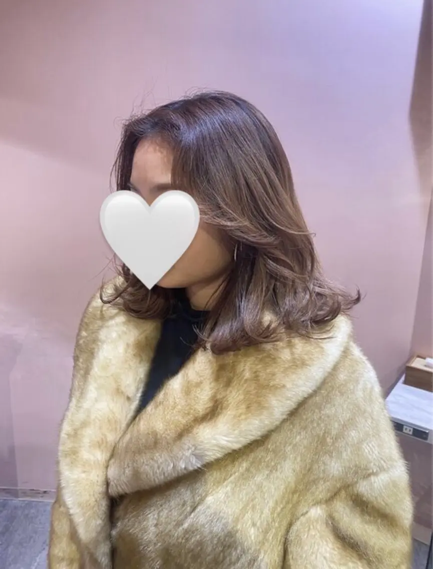 ミディアム ミディアムレイヤー くびれヘア レイヤーカット 柔らかメルティ ヘア🩰Yuuhaのヘアスタイル