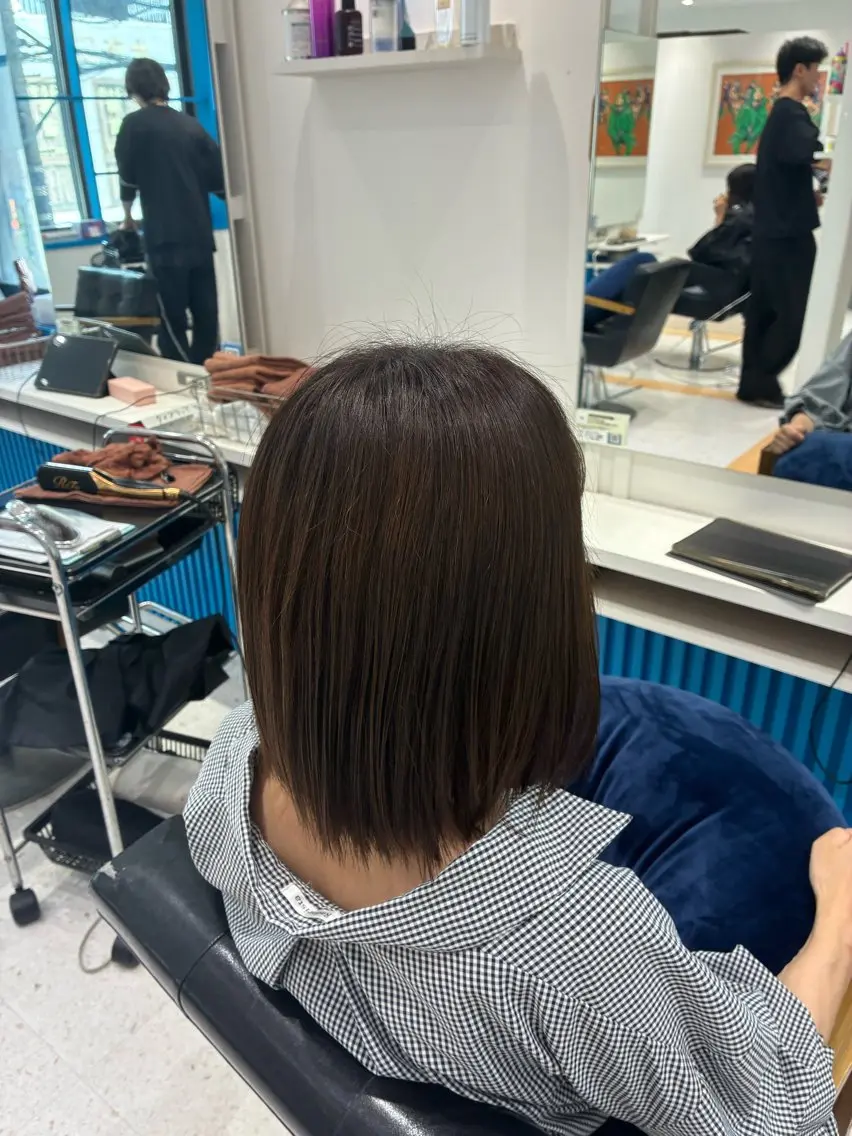 ミディアム 平尾 悠樹のヘアスタイル
