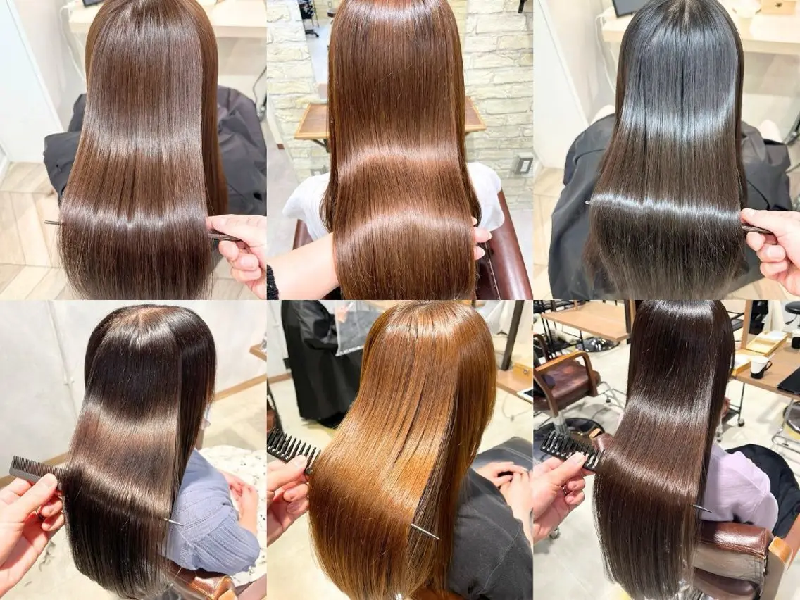 ロング 赤みゼロカラー 藤並純のヘアスタイル