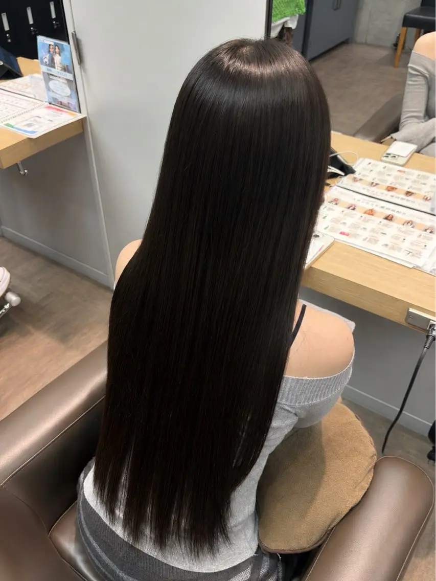 ロング 縮毛矯正 縮毛矯正/髪質改善 なつき🩶のヘアスタイル