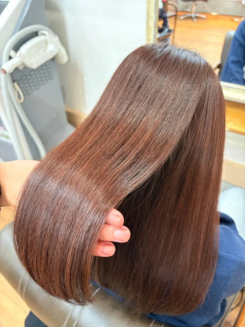 セミロング カラー 髙木 優人のヘアスタイル