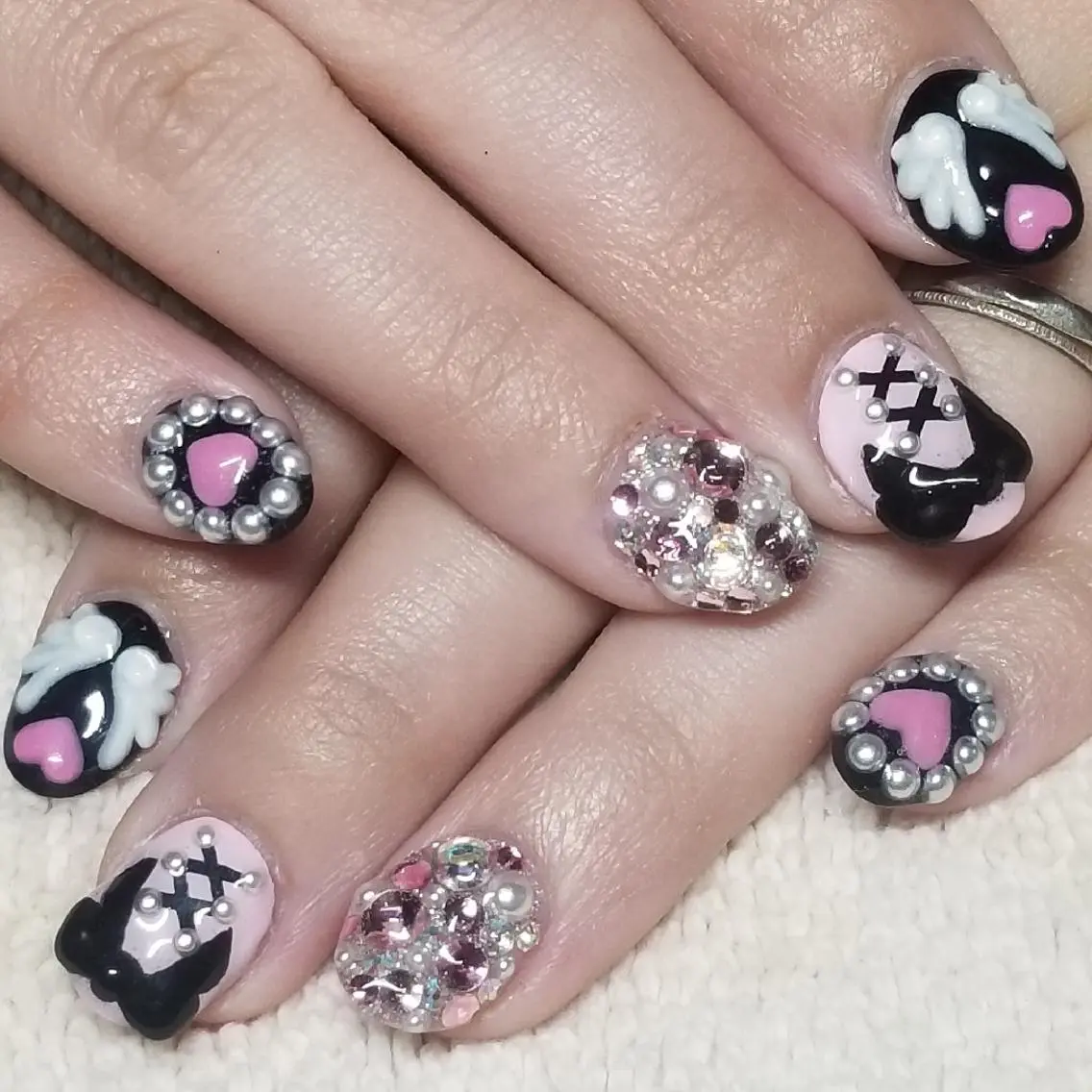 ネイル パステルネイル ピンク ハンドネイル よしだ ひろきのネイルデザイン