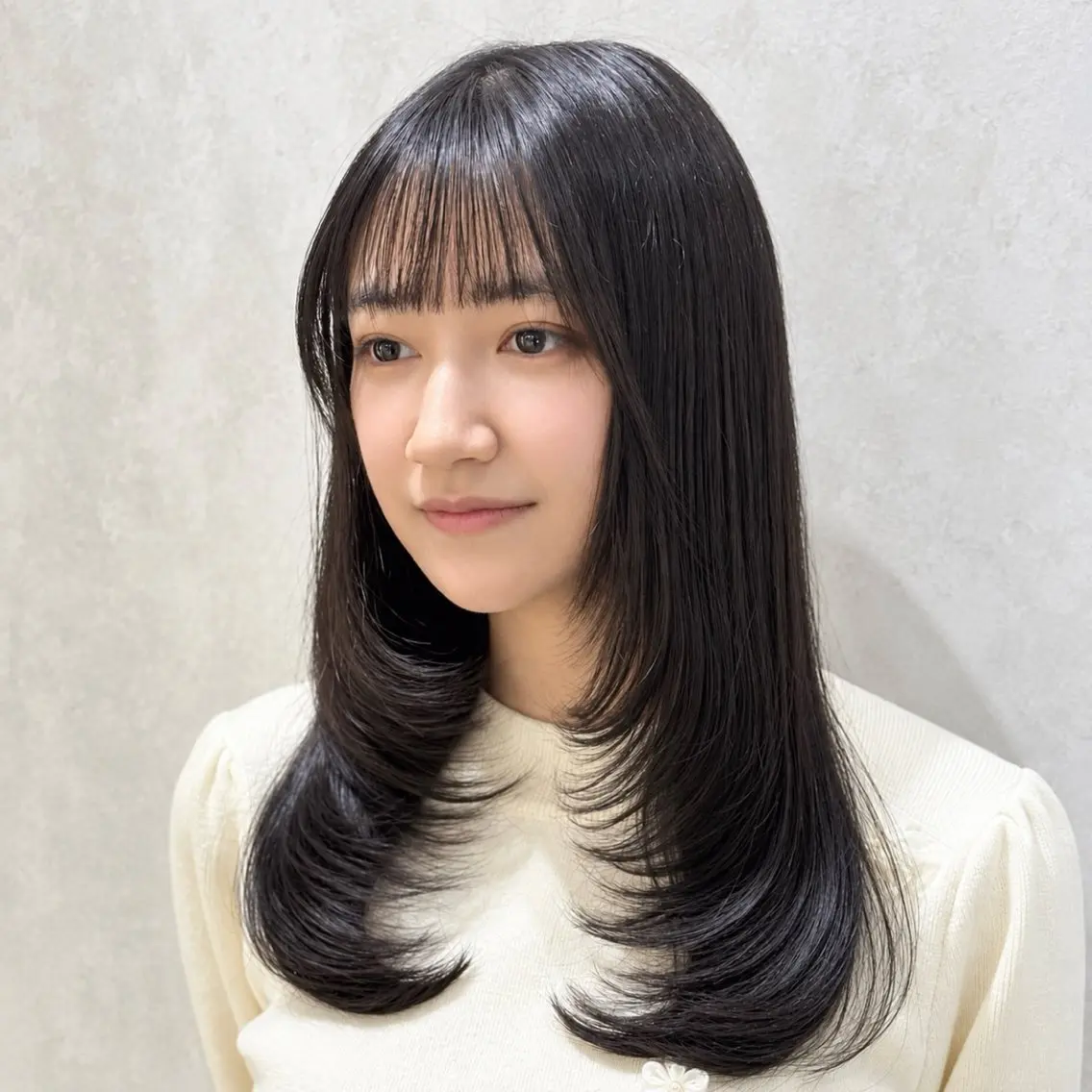 【💕小顔見えレイヤー💕】似合わせカット＋1stepトリートメントの写真