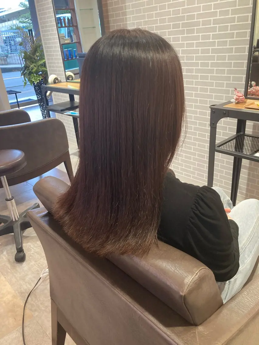 ロング カット トリートメント ぱく みやんのヘアスタイル