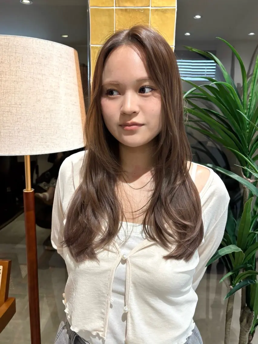 【髪にまとまりが欲しい方!❤️】カット+ケアカラー+髪質改善トリートメントの写真