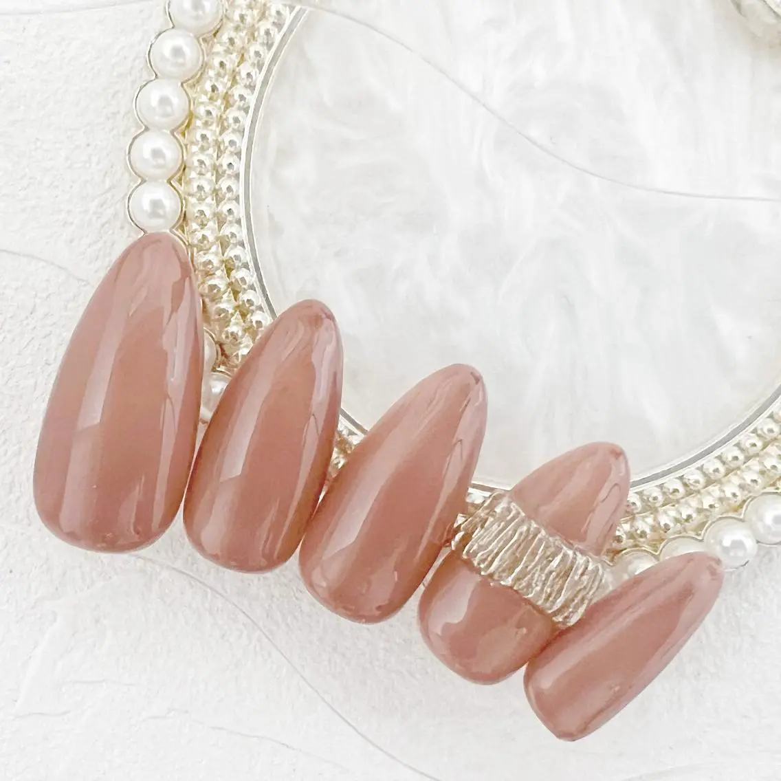 ネイル オフィスネイル シンプルネイル rouse nail RISATOのネイルデザイン