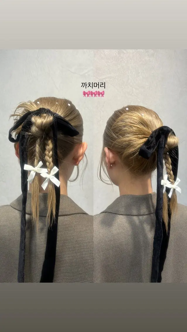 ミディアム ヘアアレンジ ボブ ヘアセット moe🎀 透明感カラーのヘアスタイル