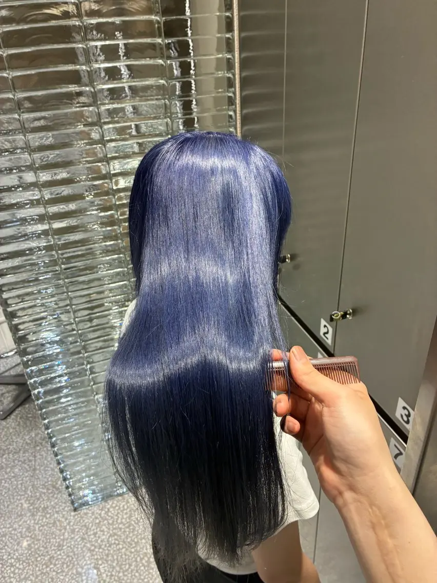 ロング カラー カット ヘアカラー トリートメント カラーブリーチ特化 石原勇希のヘアスタイル