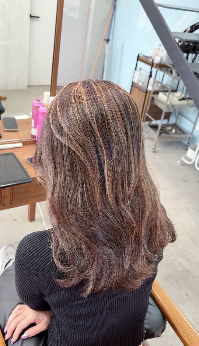 セミロング カット ヘアカラー トリートメント SONO 【一宮】のヘアスタイル