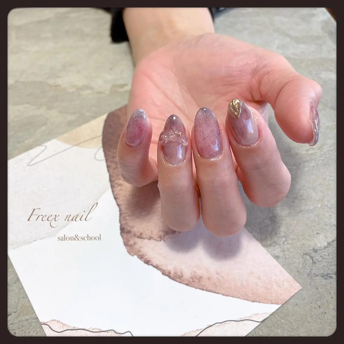 ネイル ハンドネイル ハンドケア freex nail /ニュアンス/個性派のネイルデザイン