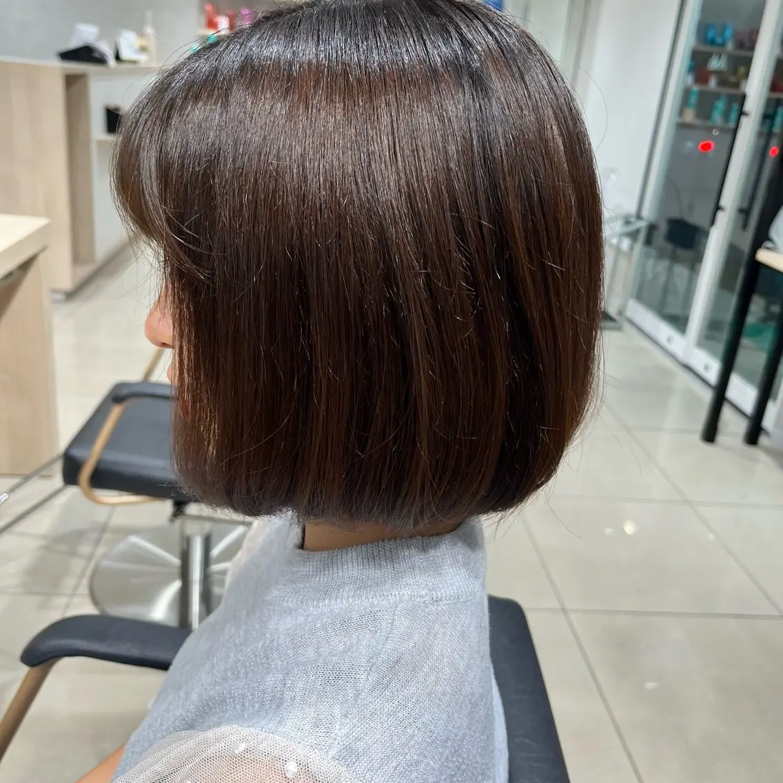 ショート ボブ 巖本 真希のヘアスタイル