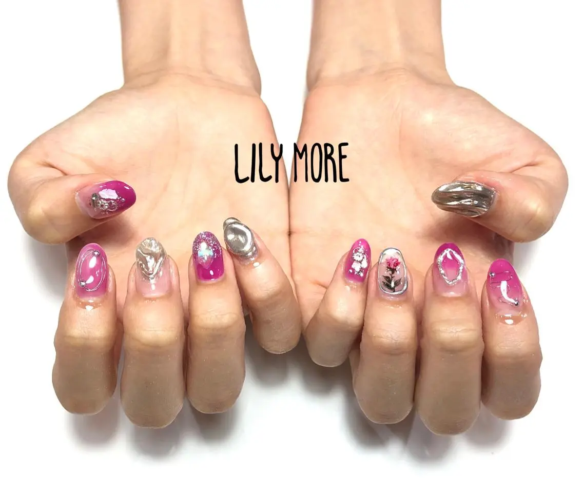 ネイル ニュアンスネイル Lily closetのネイルデザイン