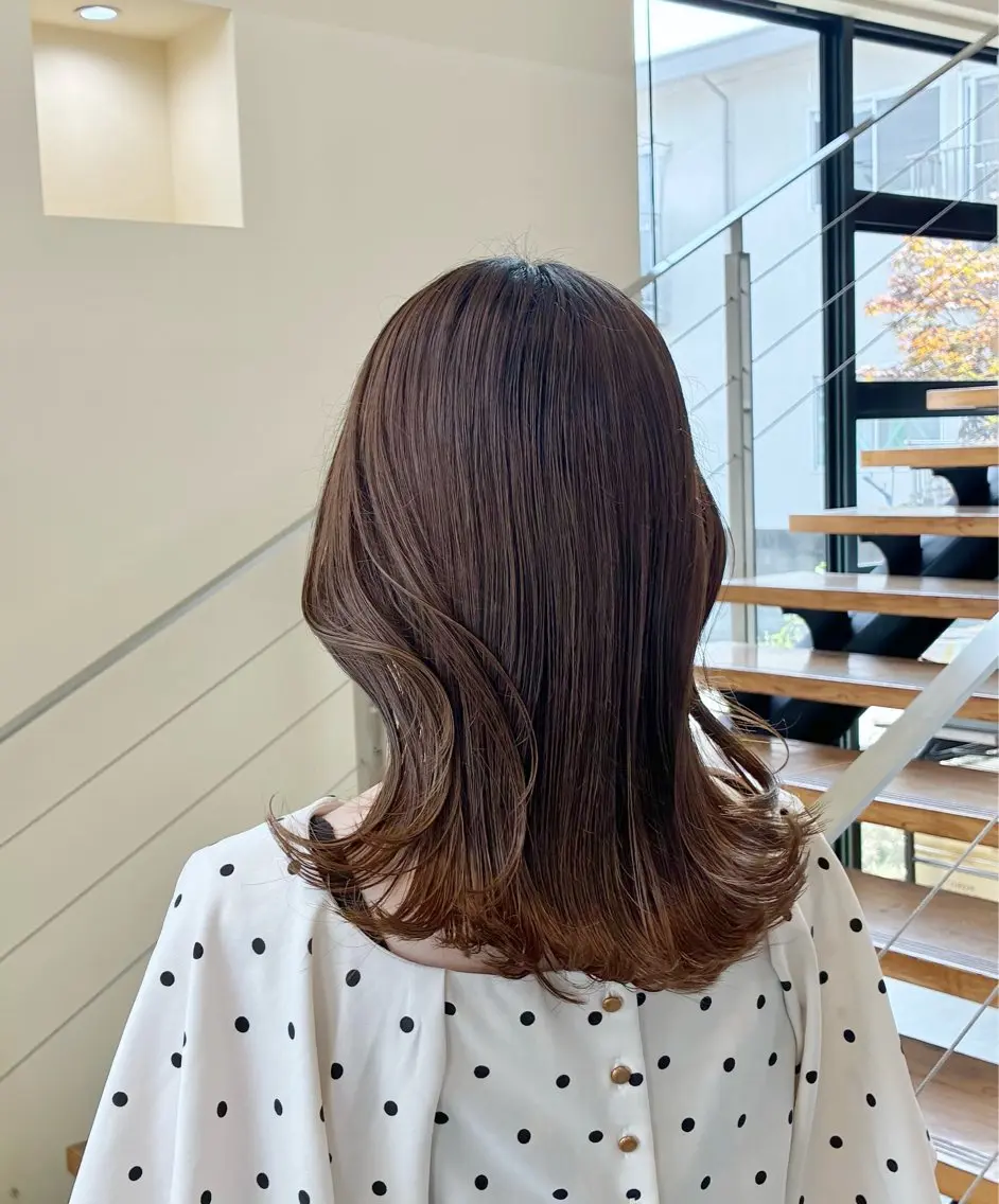 ミディアム レイヤーカット🍀 さとのヘアスタイル