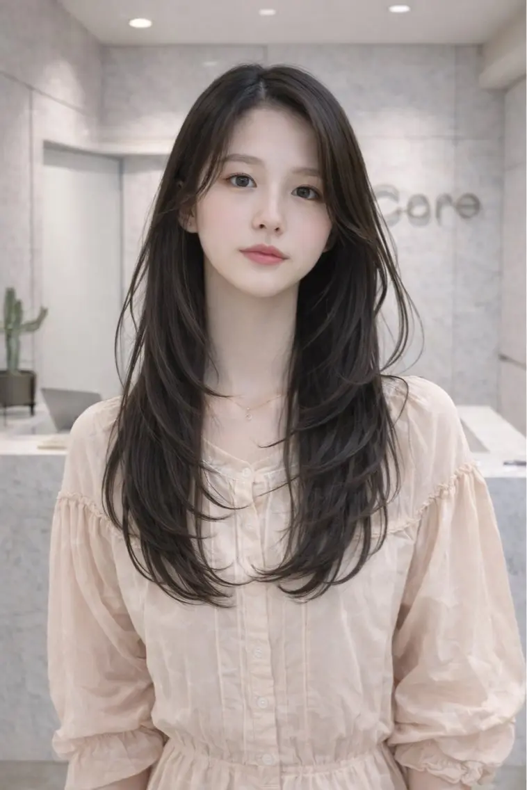 カラー core梅田 桜子のヘアスタイル