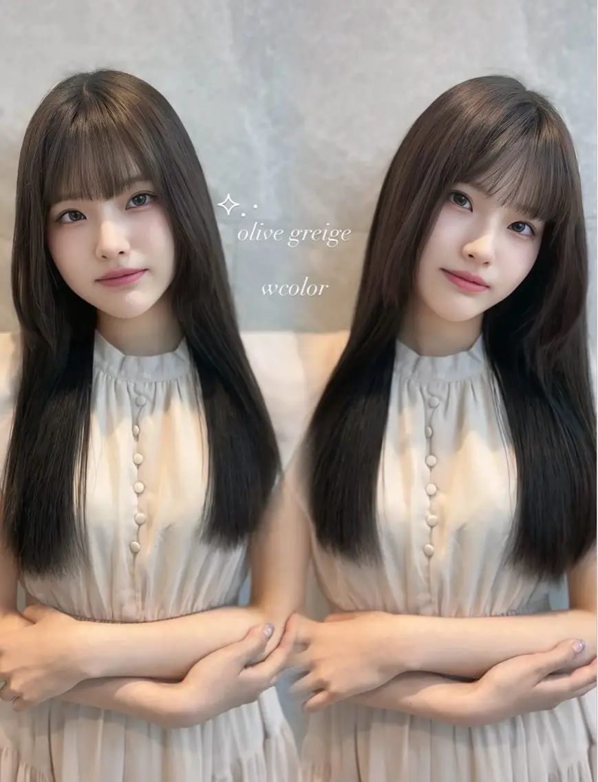 🎀⋆✦プレミアム美髪ケア⟡.·🎀韓国風cut+HITA髪質改善ストレート+トリートメント🫧ྀིの写真