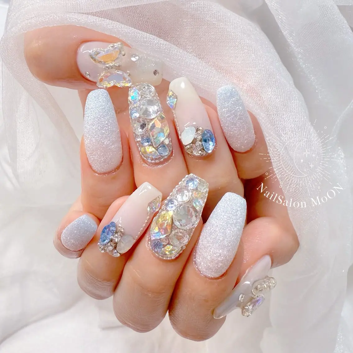 ネイル ハンドネイル ハンドケア MoON...❤︎ MeGuのネイルデザイン